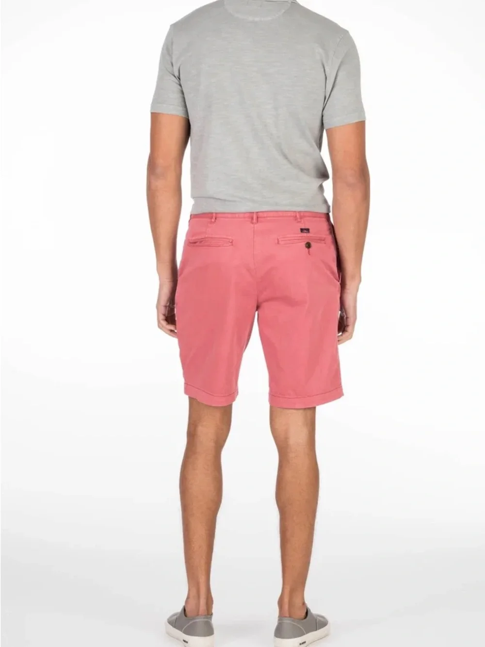Brand New-Faherty Sunwashed Red Stretch Chino Short Chino Shorts